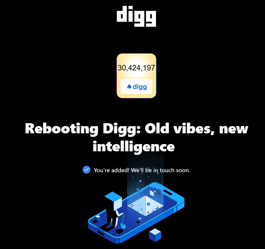 Rebooting Digg: Old vibes, new intelligence